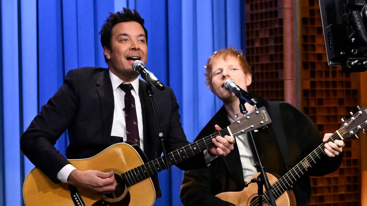 One shot interview w/ Ed Sheeran HQ #FallonTonight