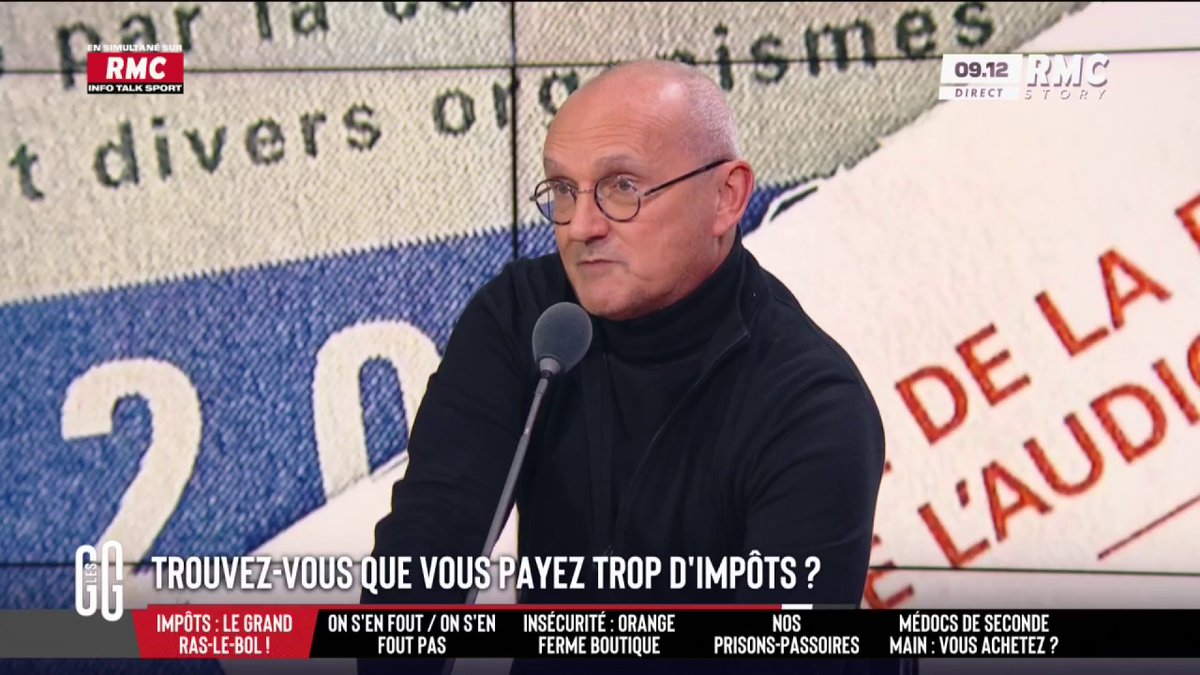 🗣️ DrJérômeMarty : "Tu veux acheter une bagnole, tu as un malus après on te file la vignette Crit'Air. Tu veux faire une piscine, t'es taxé. Et ensuite tu meurs et tes gosses paient 40 % d'impôts sur l'héritage. Ce pays est fou ! Toute ta vie, tu payes." #GGRMC