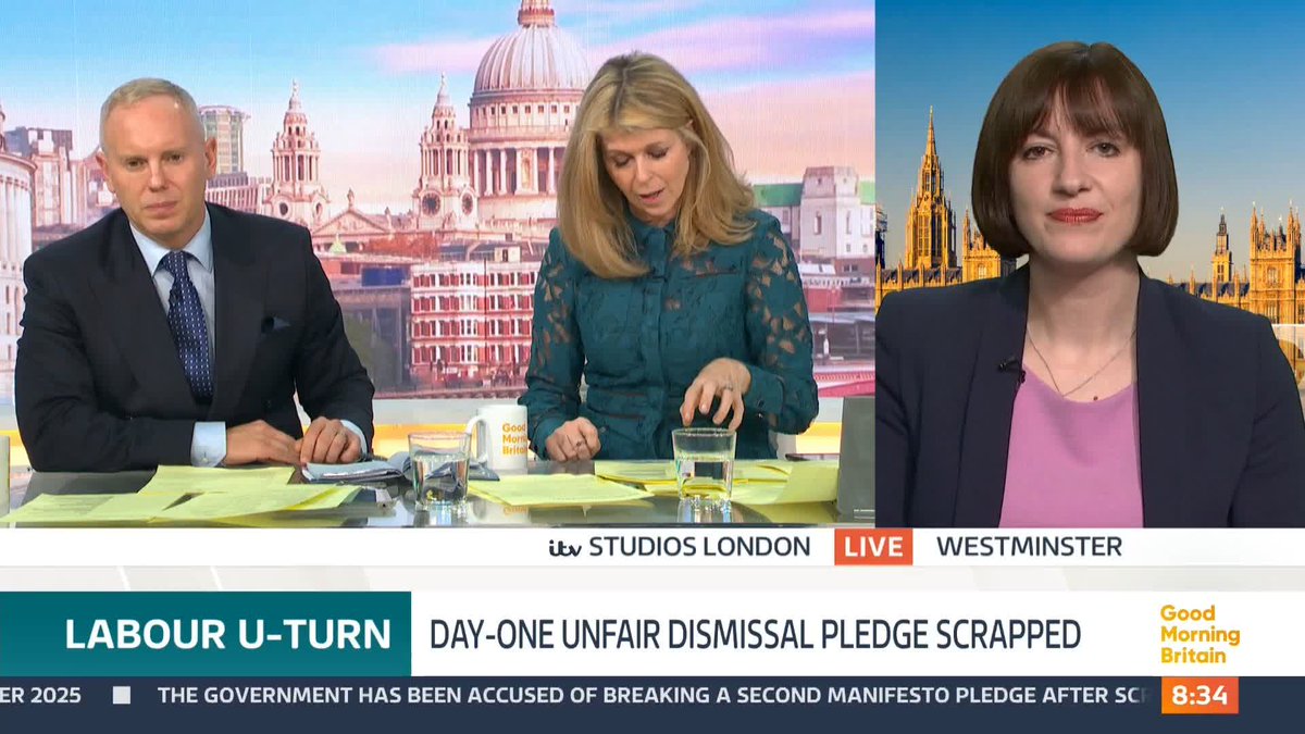 'Why did the party in general make promises on tax to working people?' @robbierinder and Kate Garraway question Education Secretary Bridget Phillipson on Rachel Reeves's Budget announcement that income tax thresholds will be frozen until 2031.