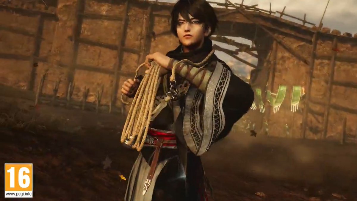 DYNASTY WARRIORS: ORIGINS Visions of Four Heroes introduces the Rope Dart weapon, which overwhelms enemies with ever-changing attacks such as high-speed combos. #DWORIGINS