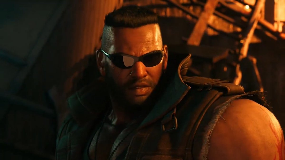 【#FF7リメイク入門編🎥】 バレット CV.小林正寛 銃による遠距離攻撃で戦うアバランチのリーダーです🔫💣👧#FF7R