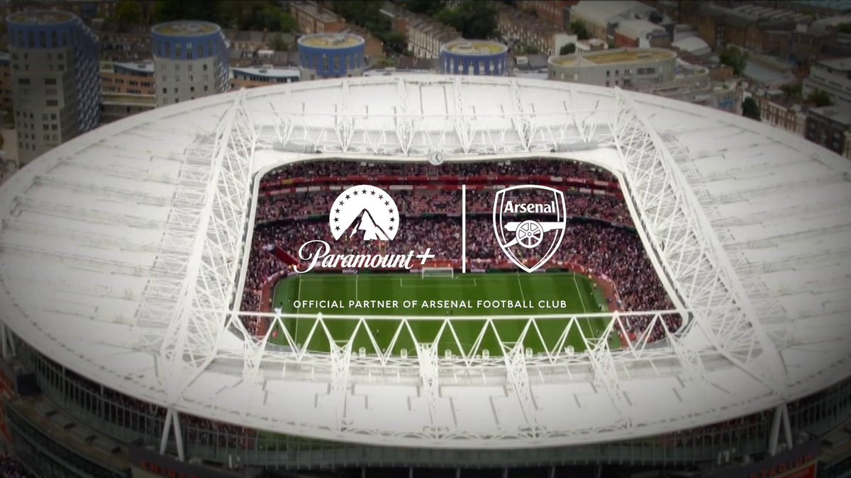 Proud of who we stand beside. The Arsenal 🤝 Paramount+