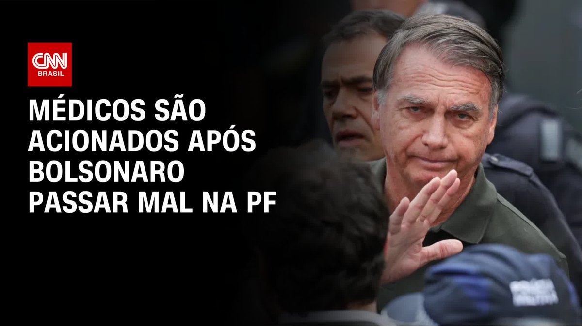 Médicos são acionados após Bolsonaro passar mal na PF; assista #CNNNovoDia