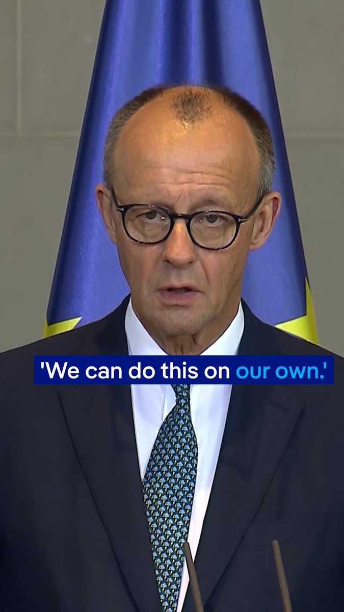 This is German Chancellor Merz’s response to the US State Department’s directive to civil servants in Western countries to push for stricter immigration rules 👇