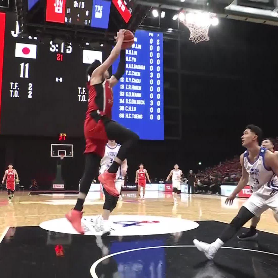 It's Lob City out here in Kobe 💥 #FIBAWC x #StepItUpJapan | #日本一丸