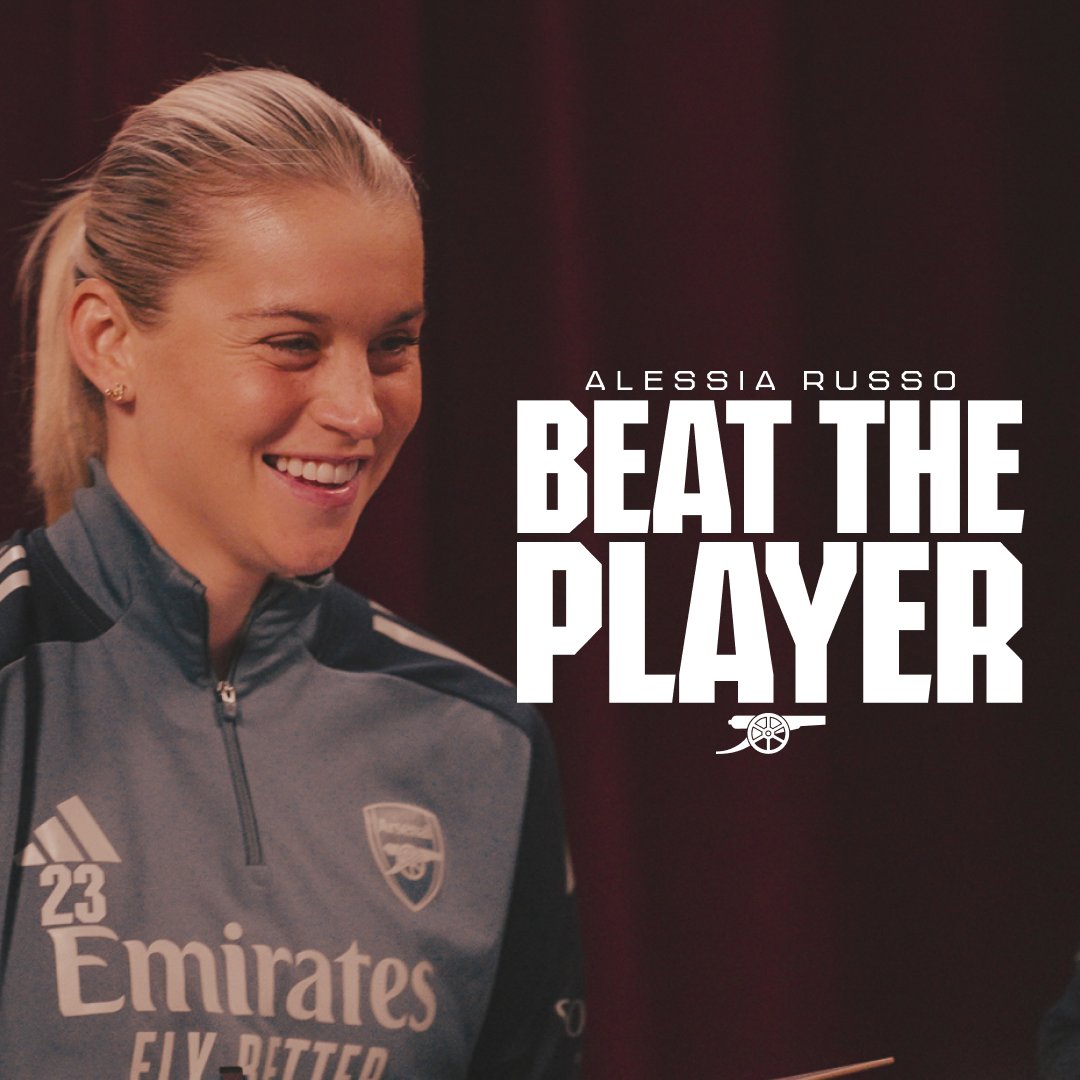 💬 "We're on the same page!" ✨ Enjoy the newest instalment of Beat The Player with Alessia Russo 👇
