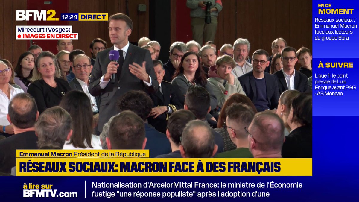 🚨🇫🇷📵 ALERTE INFO ! FINI LES PORTABLES AU LYCÉE Emmanuel Macron annonce l’interdiction des téléphones portables au lycée dès la rentrée prochaine.