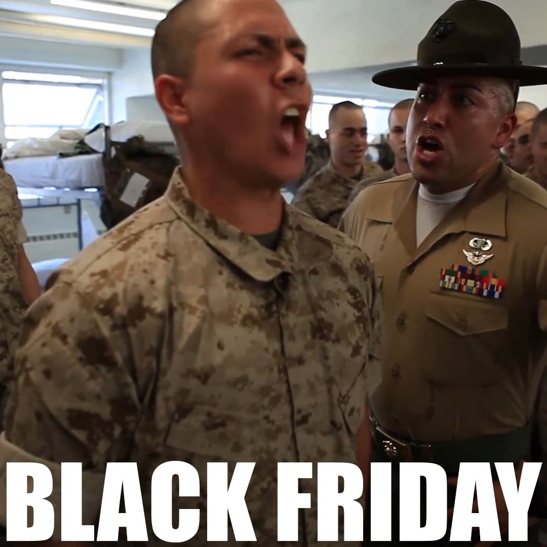 BlackFriday — Marine Corps edition! 🗣️