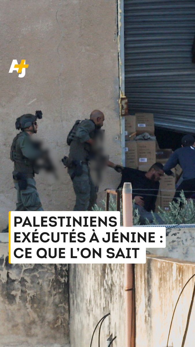 Ça s’est passé en pleine journée, devant des habitant·es et des journalistes : sur ces images choquantes, on voit deux Palestiniens, les mains en l’air et désarmés, être exécutés par l’armée israélienne en Cisjordanie occupée :