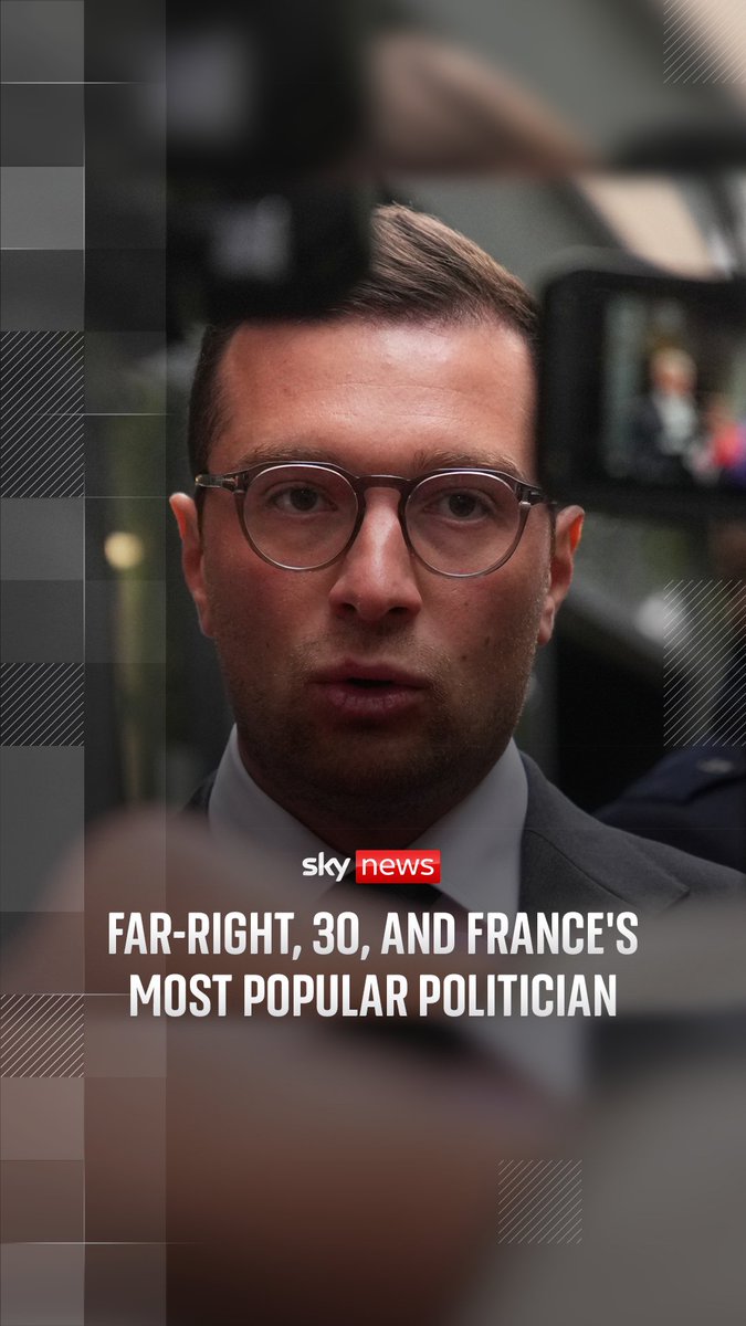 The French Deep State used lawfare to kick Marine Le Pen off the ballot in its next presidential election Now her deputy Jordan Bardella, a charismatic 30-year-old with a strong social media game, is leading the polls Establishment media is TERRIFIED