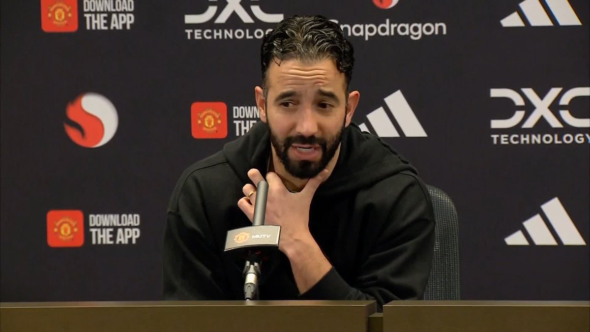 "There's no excuses. We always have to win games." Manchester United's Ruben Amorim says he believes his side should have more points at this stage of the season 🔴