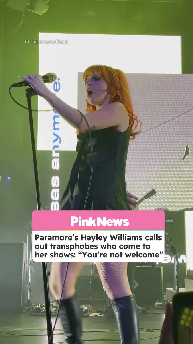 Hayley Williams has called out transphobes who come to her shows. The singer was interviewed by Clash, about her new album 'Ego Death at a Bachelorette Party', where she spoke about the people who come to her shows.
