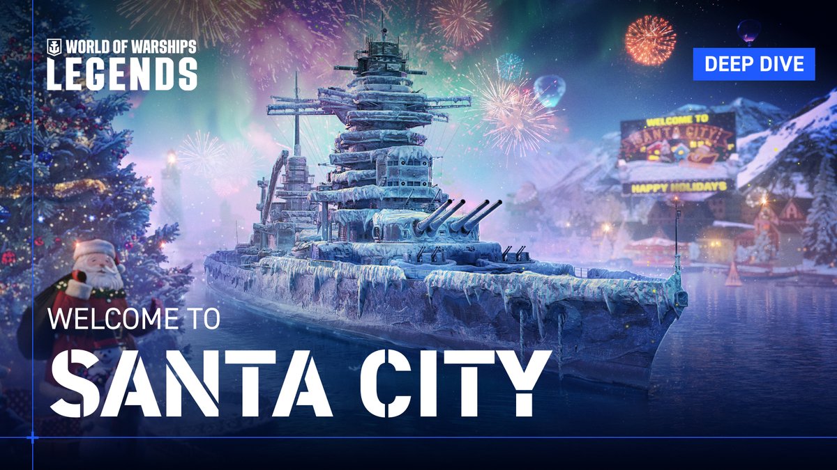 ☃ Holiday magic is just around the corner! This Monday join us in Santa City, a cozy winter harbor preparing for the grand #Christmas celebration, collect loads of gifts along the way &amp; enjoy the holiday cheer! Full rundown of all planned shenanigans: