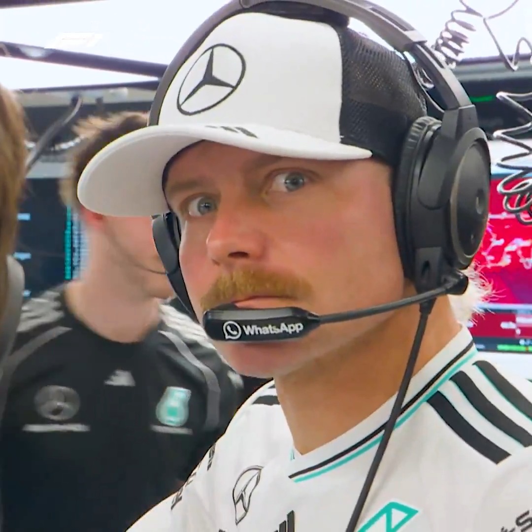 Valtteri's second "appearance" on track this year! 😁 #F1 #QatarGP