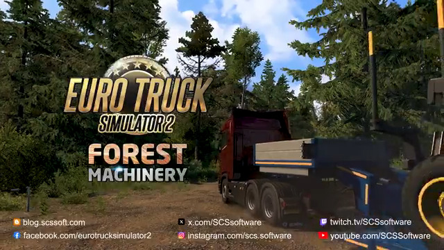 The Forest Machinery DLC for ETS2 has arrived! 🌲 Haul real forestry equipment like skidders, mulchers & forwarders, and equip your ride with new truck accessories 🚛 Now available on Steam & don't miss our special 50% off bundle!