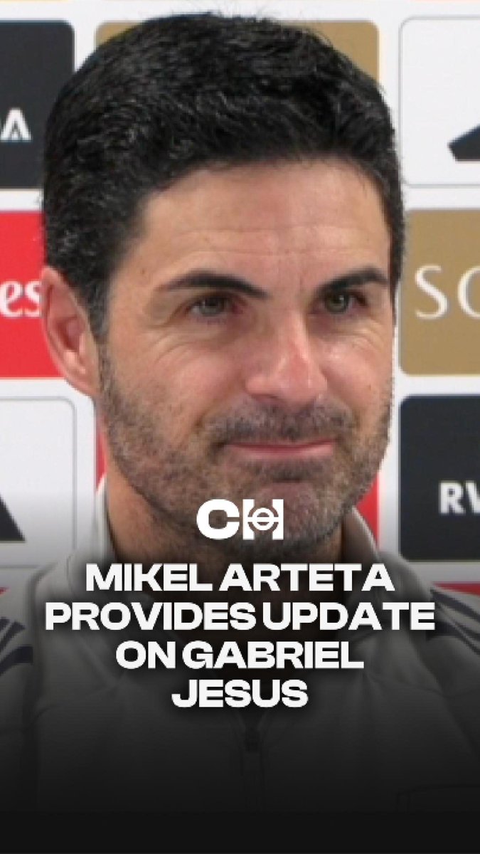 Mikel Arteta provides a full update on Gabriel Jesus. 🇧🇷🔜