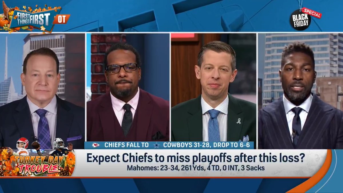 “I think we’re going to be watching playoff football without Kansas City playing in it. They’ve made too many mistakes too many times.” Danny Parkins is shocked by his own take on the Chiefs 👀
