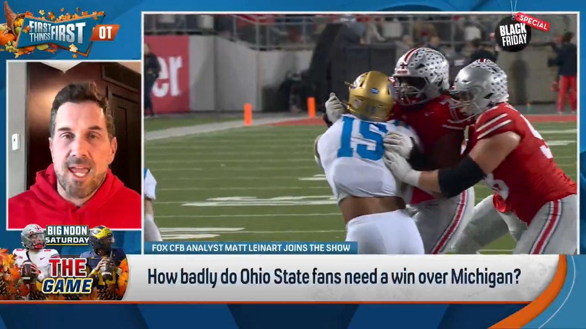 “I think the Ohio State fans are delusional… It doesn’t matter as much because Ohio State can lose this game, just like they did last year and they went on an epic run.” Matt Leinart says he’d much rather have a National Championship win over a rivalry game to Michigan: