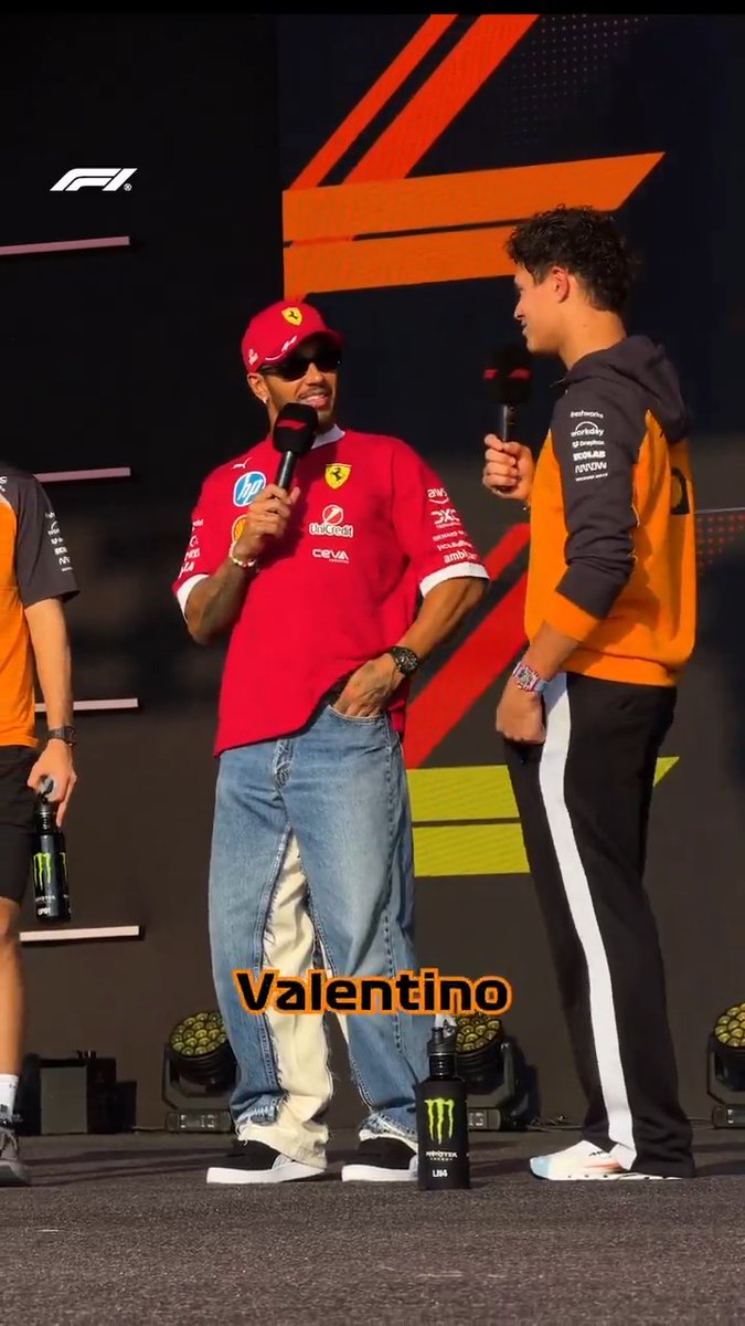 Anyone fancy swapping four wheels for two?! Oscar's not so keen! 😆 #F1 #QatarGP MotoGP™🏁