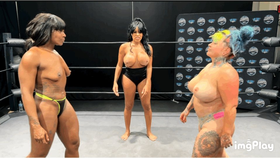 First time ever Sugar Diamond Official vs Little Rampage ft. glambarbellbombshell as the referee in a Topless 100% real catfight called “Catfight 4” video out and on sale #toplesswrestling #BlackFriday #catfight #toplesscatfight #Fights #slapping #slap #toplessfighting #submissionwrestling