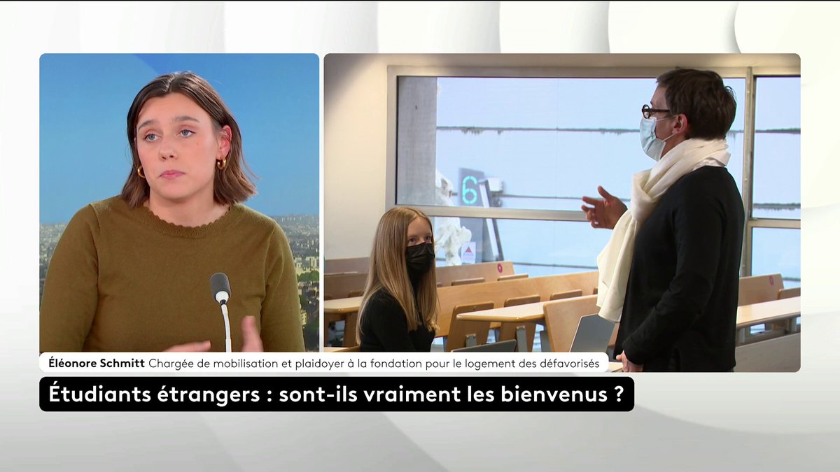 🔴 Logement : "Depuis 2019, les étudiants extra-communautaires paient déjà des frais jusqu’à 16 fois plus élevés. Désormais, on leur retire aussi l’accès aux APL. Une double peine pour des jeunes déjà très précarisés", alerte Éléonore Schmitt. #ToutEstPolitique #canal16