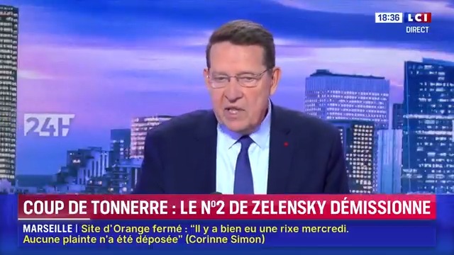 ▶️️️#Ukraine - Corruption : le bras droit de Zelensky démissionne : “Je serai le président Zelensky, je rétablirai la peine de mort pour haute trahison, corruption etc.” Pierre Servent #24hPujadas #LCI #Yermak ⤵️