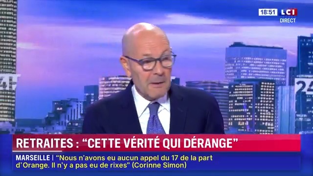 ▶️️️#Economie - Retraites : cette vérité qui dérange “La retraite repose sur 3 piliers : la démographie, la croissance et la productivité. La croissance est insuffisante, la productivité baisse et il n’y a pas suffisamment de cotisants.” PERRI #24hPujadas #LCI