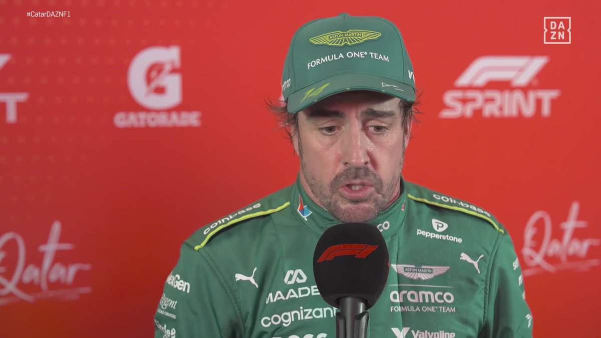 La magia de Alonso brilla aún más en el formato al sprint. Mientras el resto aprende, él ejecuta 🪄 "24 años de experiencia y 44 de edad tienen desventajas, como el jet lag, pero conozco los neumáticos, las pistas y cómo extraer el máximo del coche" #CatarDAZNF1 🇶🇦