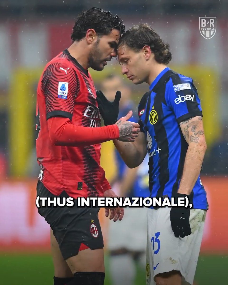 The Milan derby is special ✨🇮🇹