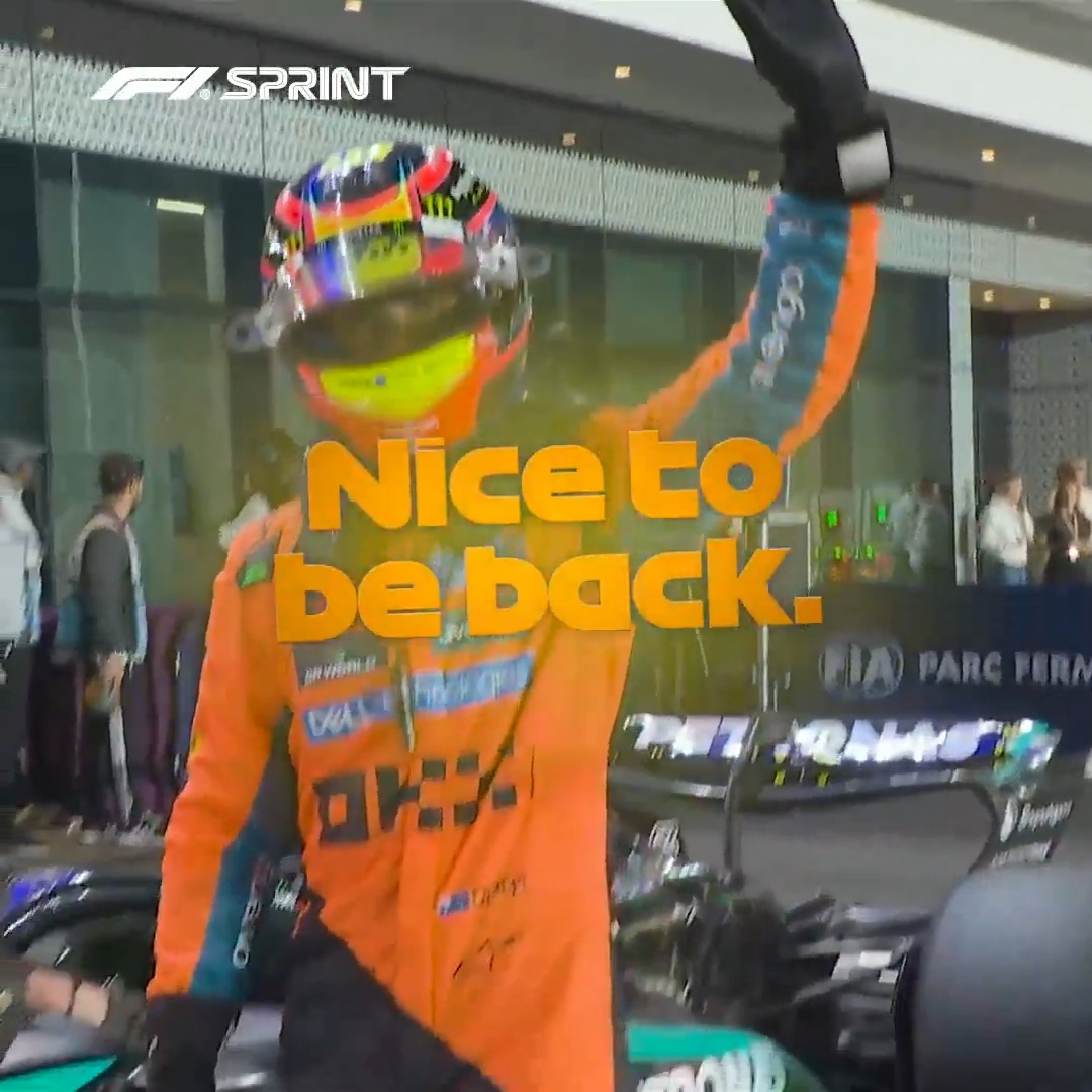 "Nice to be back" Oscar Piastri scores his first pole (of any kind) since August 👏👏 #F1Sprint #QatarGP