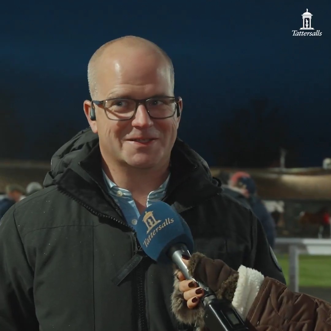 🗣️ MV Magnier of Coolmore caught up with Gina Bryce having secured the West Blagdon Stud bred Frankel colt for 1,150,000gns at the #TattsDecember Foal Sale. This is the highest price paid for a foal in Europe this year 💫