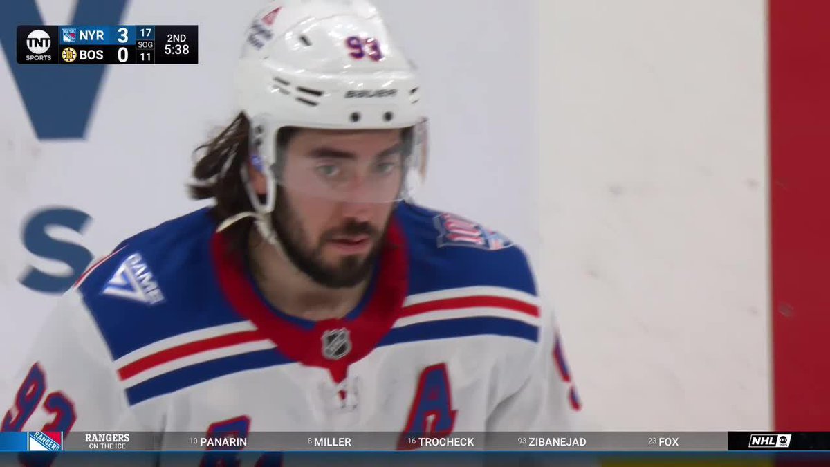 "It's knucklepuck time -Russ Tyler" -Mika Zibanejad