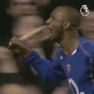 This deft little dink by Patrick Vieira at Anfield is 21 years old today. Magnifique, old son. Magnifique.