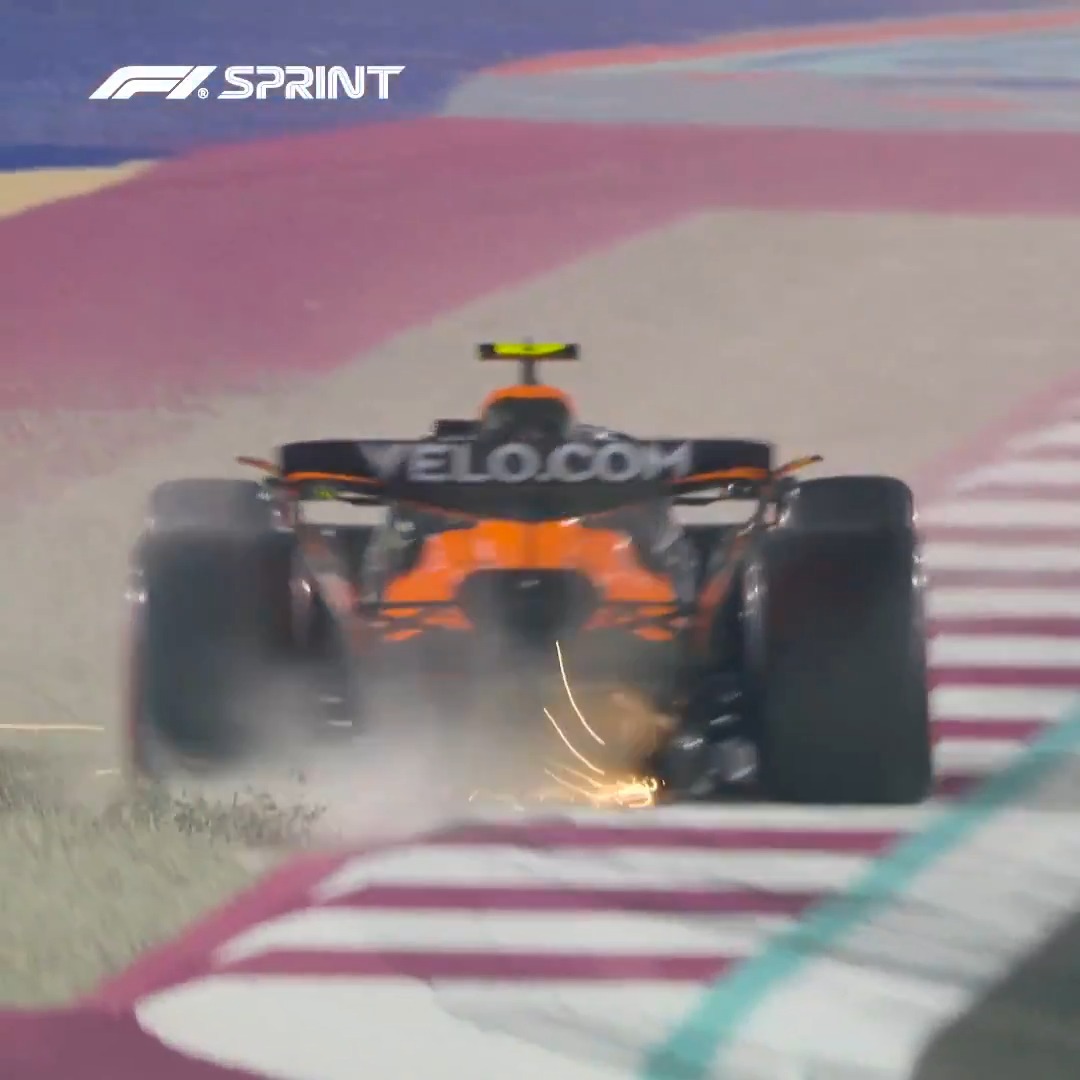 Lando gave it everything in a bid to snatch #F1Sprint pole 😵 #F1 #QatarGP