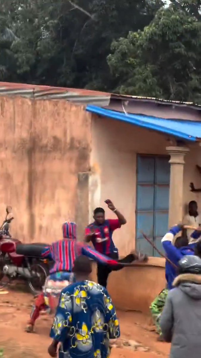 What makes me love him is where he whipped a man wearing a Barcelona Jersey 🤣🤣🤣