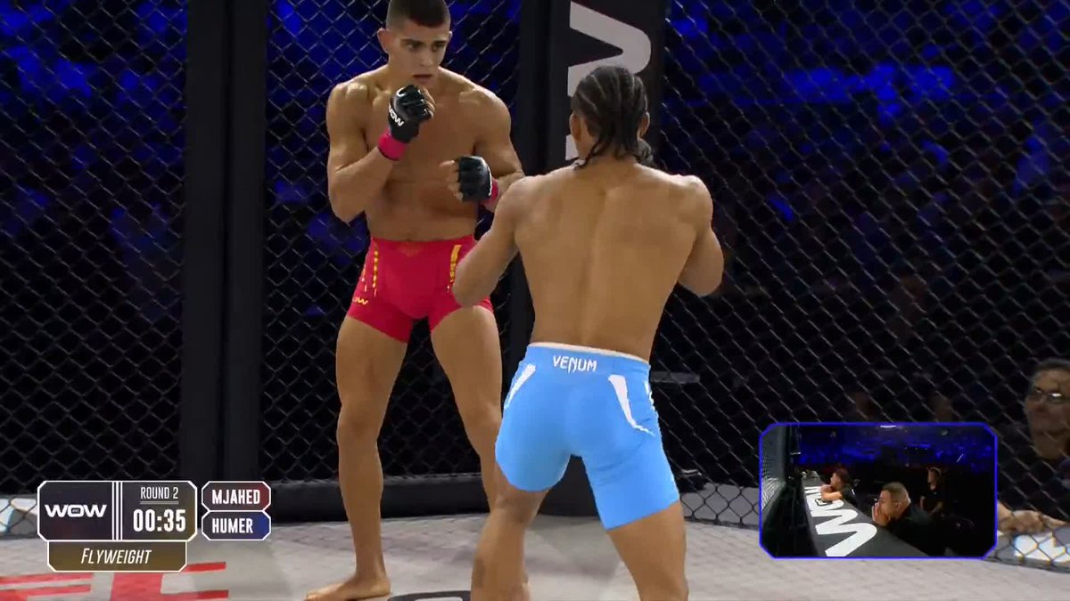 🇩🇴Delffy Humer (2-0) noquea brutalmente a Yaman Mjahed (3-2) en el segundo asalto con una combinación de golpes #WOW24