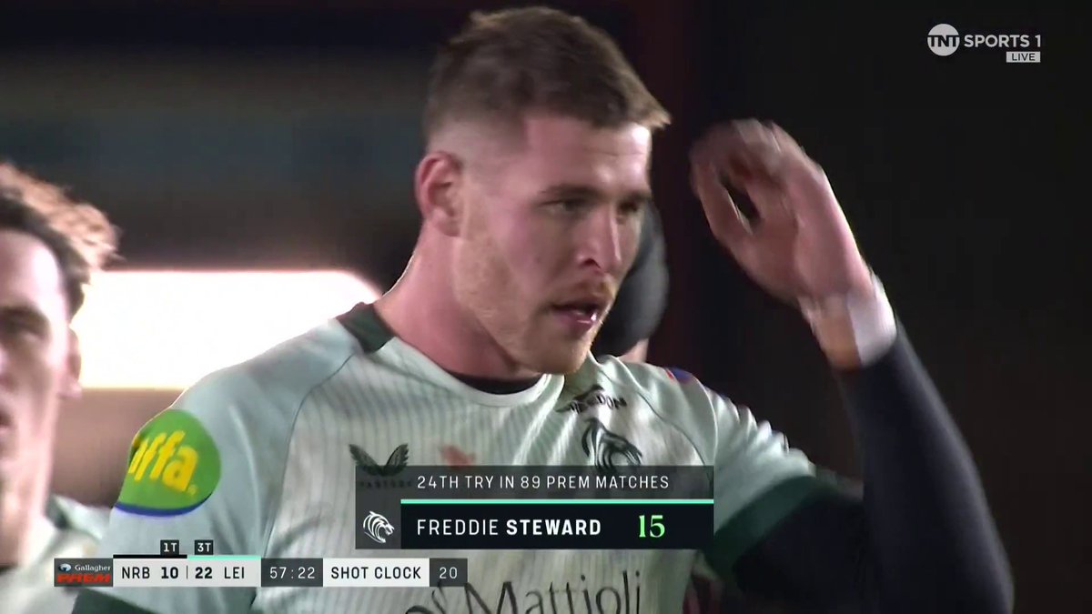 ✅ Cross-field kick ✅ Inch perfect passing ✅ Powerful finish This Freddie Steward try had a little bit of everything 👌 📺 TNT Sports & discovery+ UK