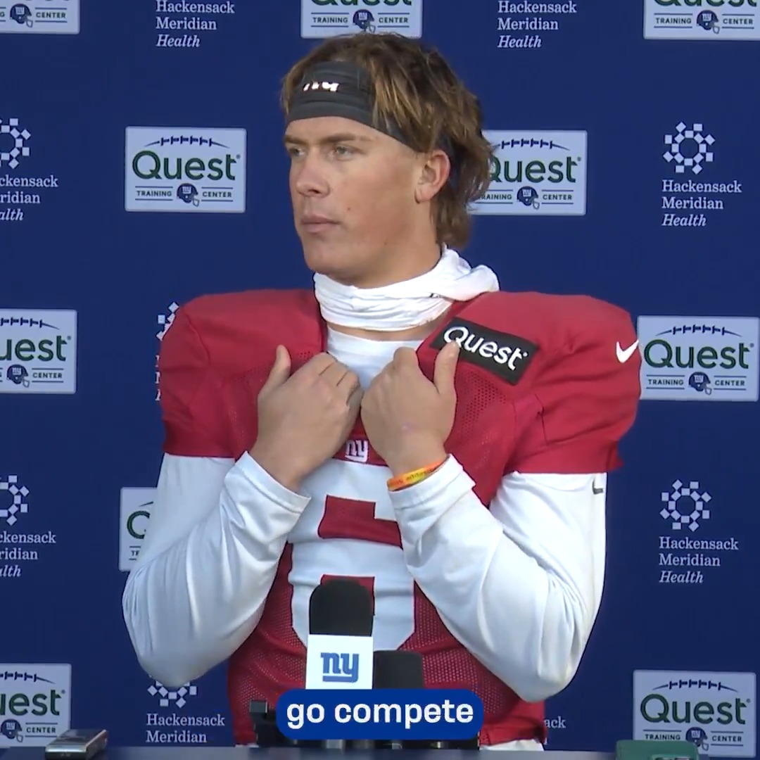 Jaxson Dart's mindset heading into MNF
