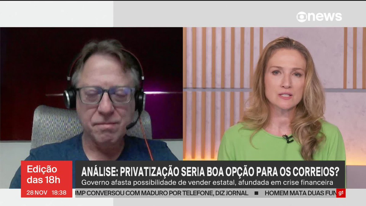 “Os Correios não geram receita compatível com a despesa (...) O modelo atual simplesmente não para de pé. infelizmente, é paciente terminal”, disse o ex-secretário de Política Econômica do Ministério da Fazenda Marcos Lisboa sobre crise na estatal.