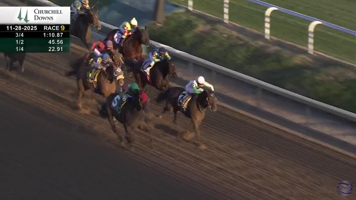 Welcome to KY, Dylan Machado! First mount in the U.S. is the first winner for the younger brother of Luan Machado! 🤩 He rode Good Money to victory in R9 at @churchilldowns for trainer Ben Colebrook. Dylan will be riding at Turfway this winter! 👀 🎥 #TwinSpiresReplay
