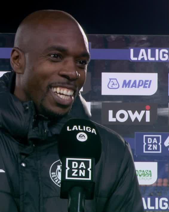 El héroe de hoy en Getafe, Allan Nyom, explica su bicicleta en el gol de Arambarri 🙌 "Intento como sea ponerla en el área, hoy me ha salido bien" #LALIGAenDAZN ⚽️