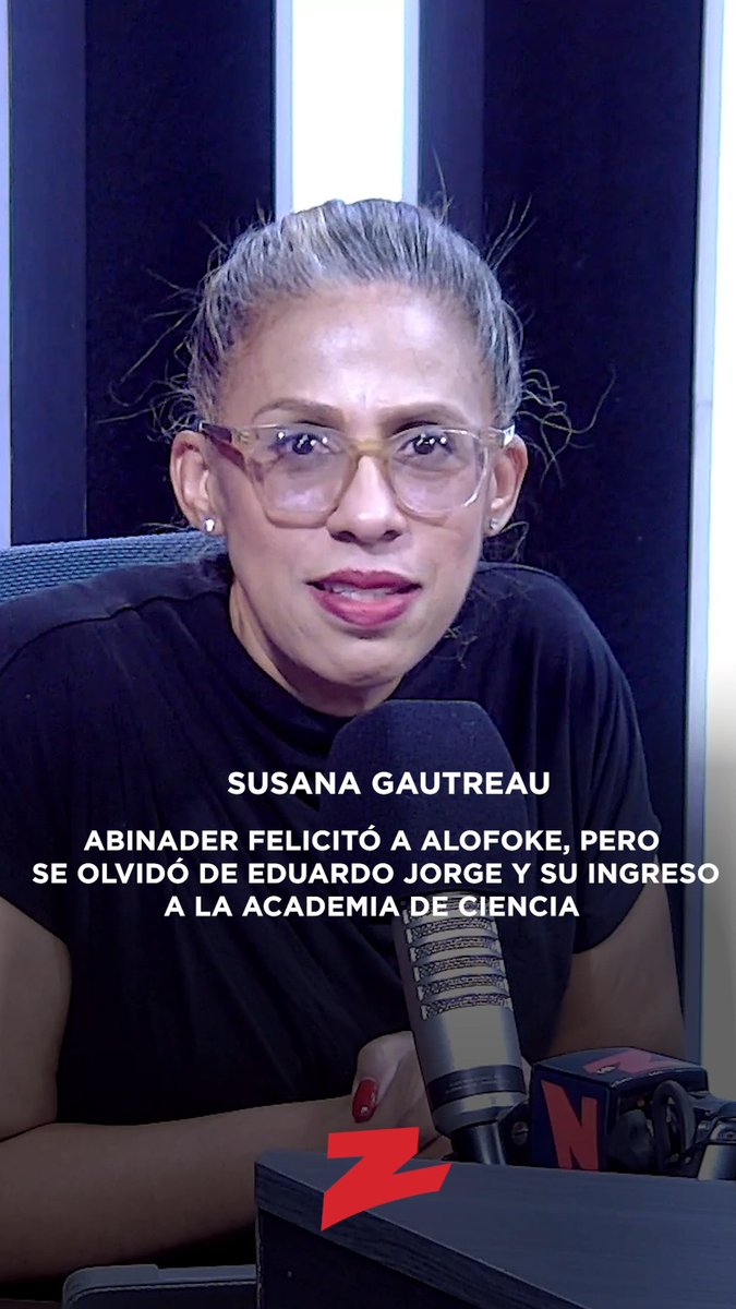 📺 [#ElGobiernoDeLaMañana] Susana Gautreau de Windt 🇩🇴: @LuisAbinader felicitó a Alofoke, pero se olvidó de Eduardo Jorge y su ingreso a la Academia de Ciencia Escucha su comentario completo en: #Z101 #ZDigital #ZTV #Opinión #PorSiTeLoPerdiste #Alofoke #Abinader