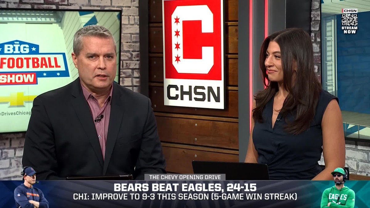 "The Bears are for real." David Haugh didn't stutter his words!