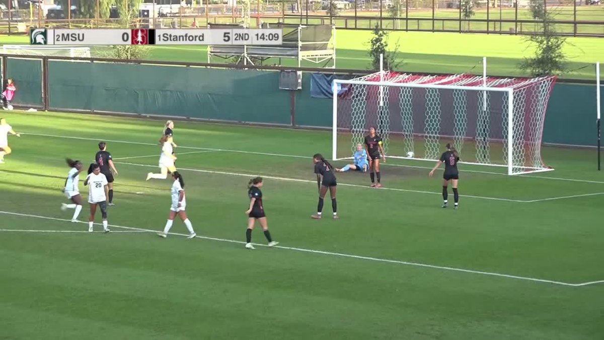 Najera with her third goal in two games. Bell on the setup.