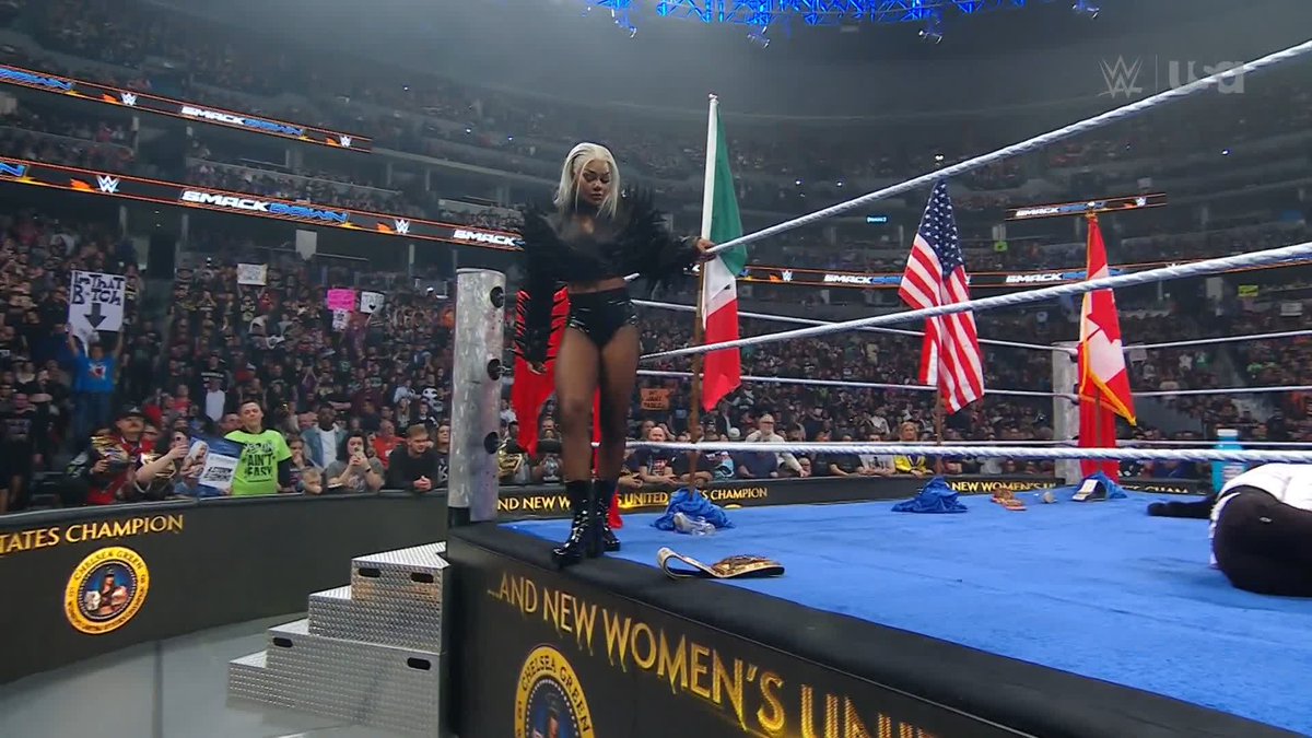 "It is an honor to serve as THE greatest women's champion..." Jade Cargill did tell you what would happen if you said that again, CHELSEA GREEN 😬