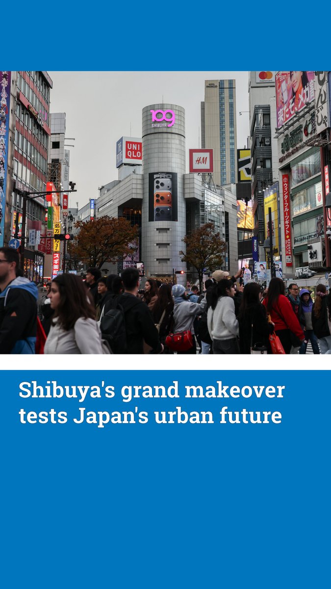 WATCH: Shibuya's grand makeover tests Japan's urban future To read our full feature story on the area's development, click here: