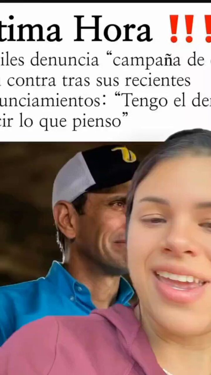 ..psss, Henrique Capriles R. ....ésto es para ti... ...puedes bloquearme si quieres, me vale verga....🤨🤨🤨