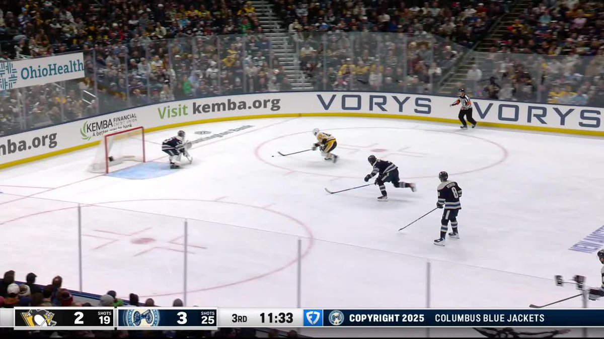 Big brain play from Sid to leave the puck for the board bank 🧠