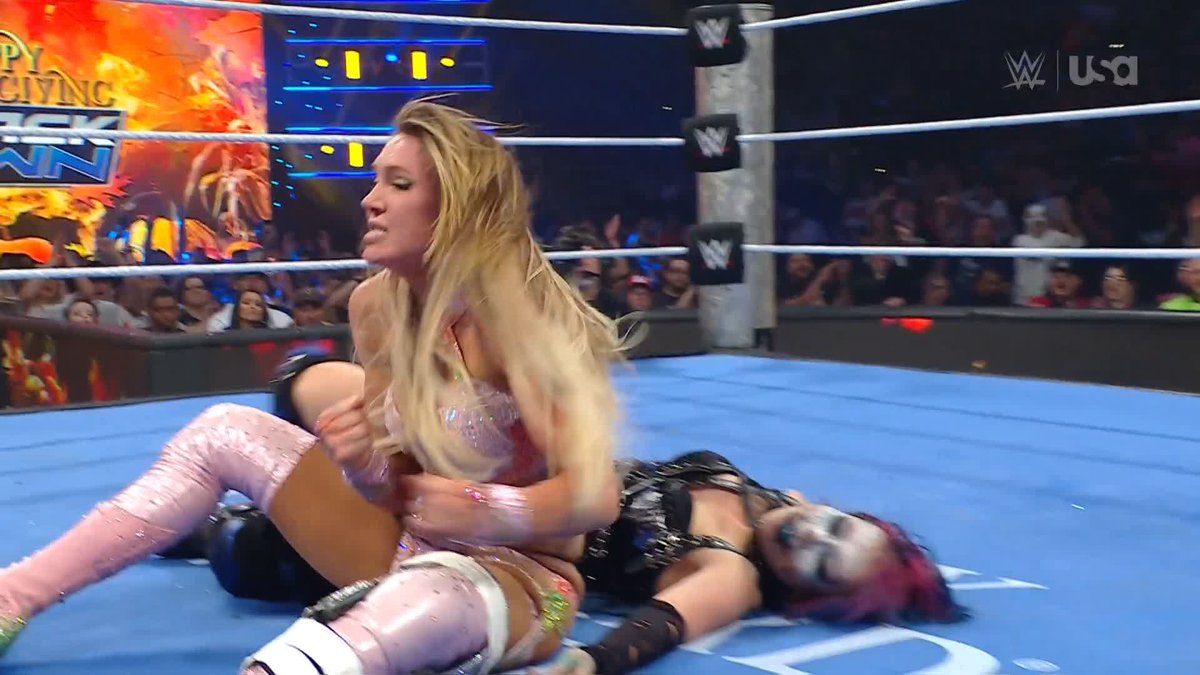 WHAT. A. MATCH. ๐ Charlotte Flair's team gets the advantage TOMORROW night at Survivor Series WarGames!!