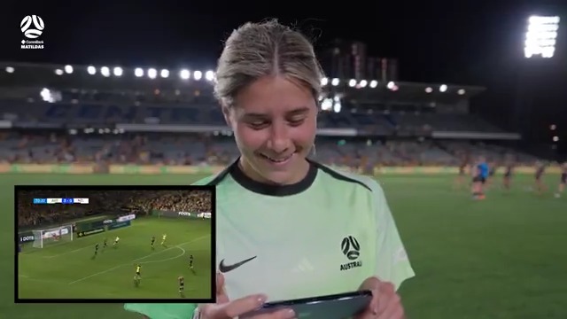 💬 “I saw the keeper off her line…” We think we've seen this film before… KCC reacts to 𝗧𝗛𝗔𝗧 goal from last night! 🚀😮‍💨 #Matildas #AUSvNZL #FeelNewSouthWales